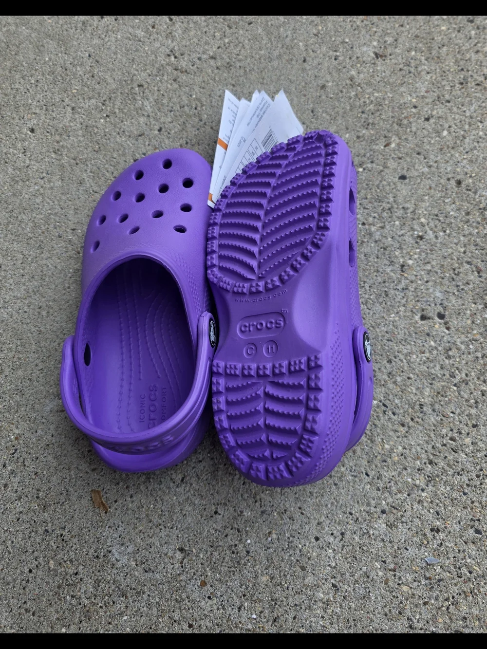 Crocs Kids Classic Clog - Purple C11